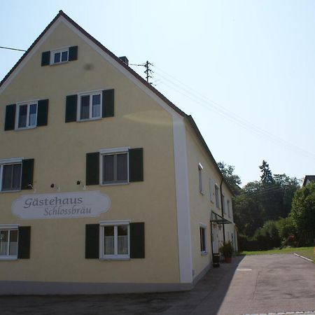 Hotel Gaestehaus Schlossbraeu Ichenhausen Zewnętrze zdjęcie