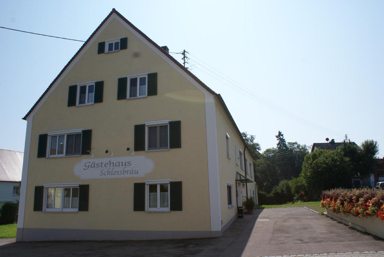 Hotel Gaestehaus Schlossbraeu Ichenhausen Zewnętrze zdjęcie